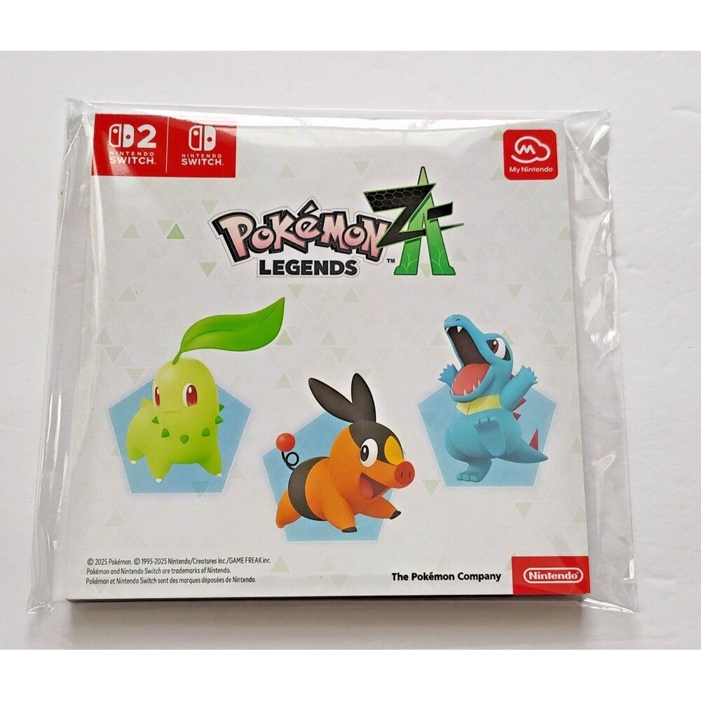 Pokémon Pokemon Legends: Z-A Memo Pad My Nintendo Reward NEW [FL]